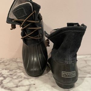 Sperry Top Sider Waterproof Rubber Duck Boot Size 8